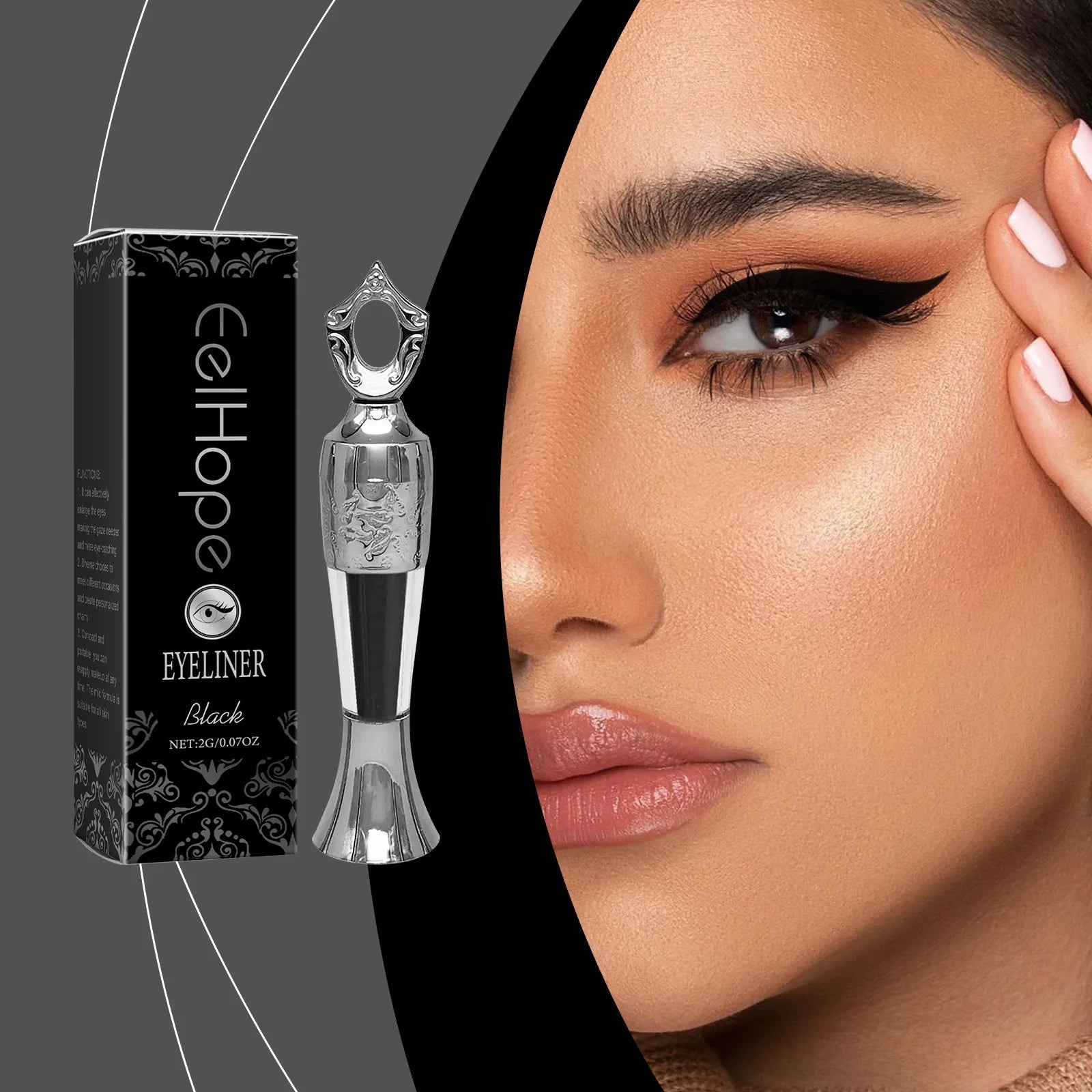 Crayon Eyeliner liquide de couleur noire, longue durée, naturel, lisse, Durable, ne se décolore pas, outil de maquillage de beauté, cosmétiques, bâton d'ombre à paupières