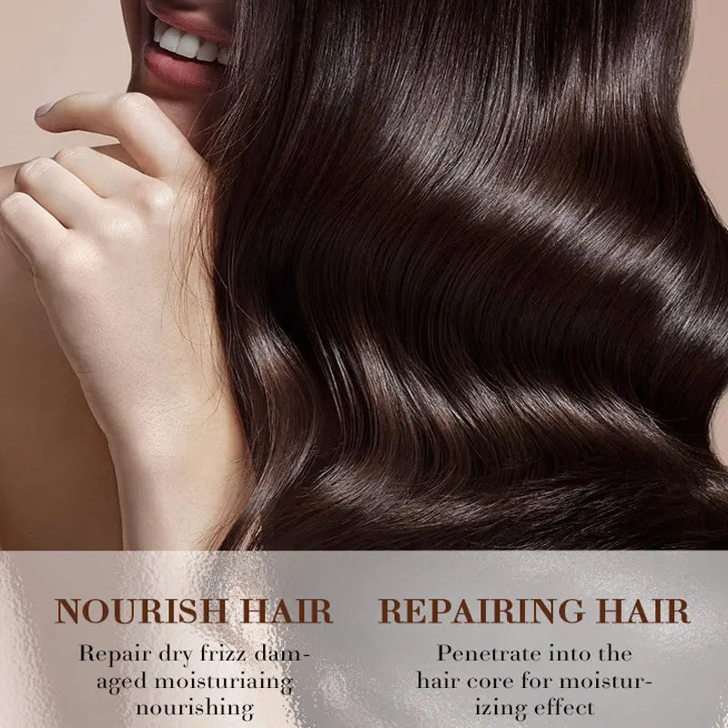 Après-shampooing SADOER Masque hydratant à la noix de coco améliore la qualité des cheveux crépus
