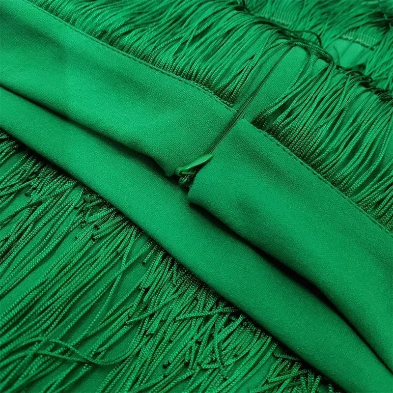 Jupe à pampilles en patchwork pour femmes, taille haute, grande taille, jupes élastiques,minces