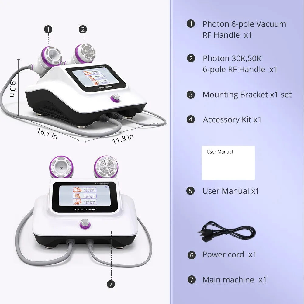 Corps double fréquence 30K et 50K de la machine de forme d'aristorm S pour l'usage de spa à la maison