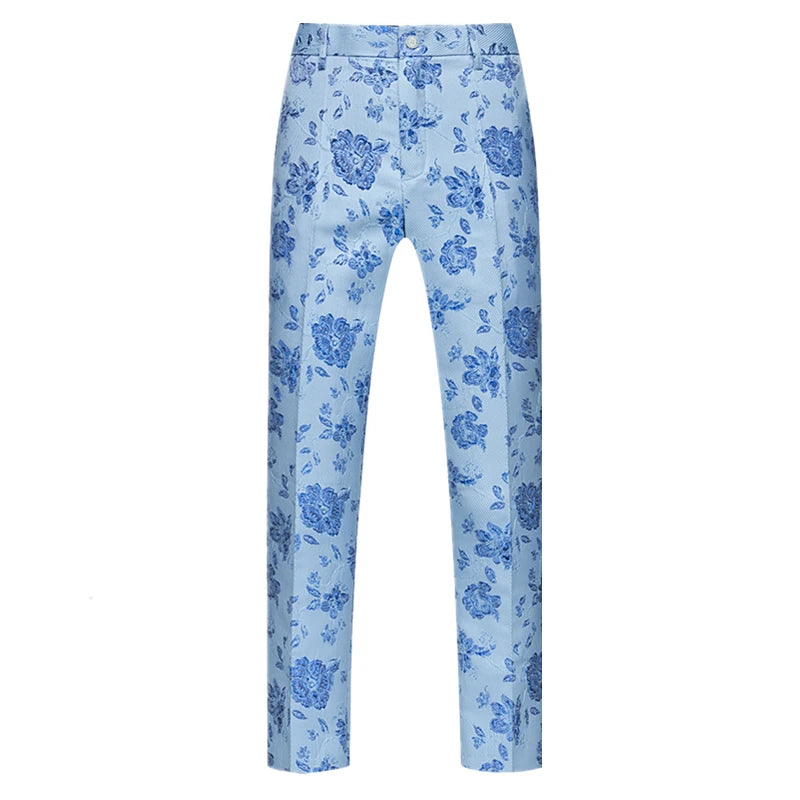 Pantalon homme stylé  imbibés de broderie d'automne, pantalons décontractés de mode,long