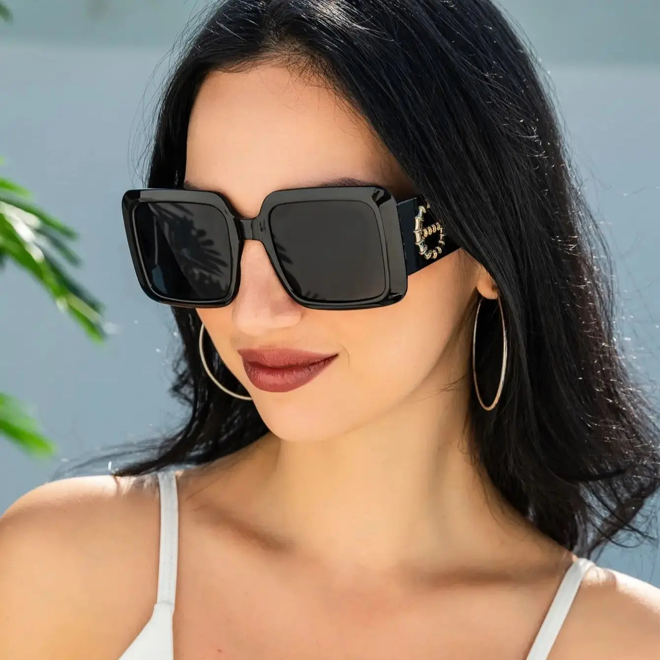 Cyclisme 2 pièces marque lunettes de soleil carrées pour femmes hommes marque Design luxe lunettes de soleil classique Vintage femme nuances lunettes UV400