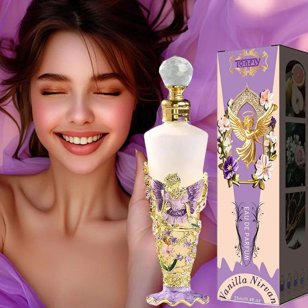 Parfum vanille pour femme 25 ml Eau de Toilette avec parfum de vanille doux et chaud Parfum quotidien longue durée pour les rencontres