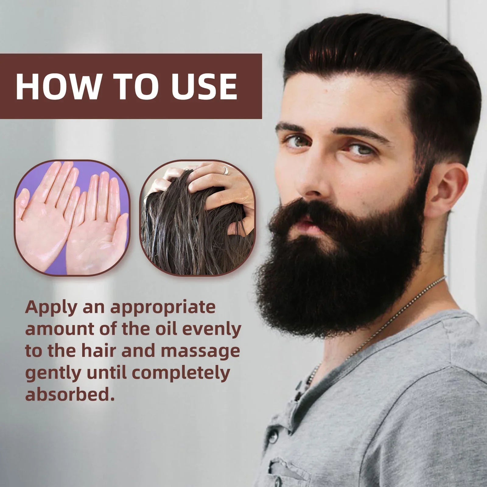 Nouveau tueur de cheveux blancs, liquide d'essence Polygonum Multiflorum élimine les cheveux gris et restaure la couleur naturelle des cheveux en 7 jours 2025