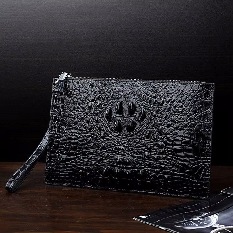 High Quality Crocodile Skin Leather Men'S Wallet Card Bag Handbag Bolso Hombre Sacoche Homme Designer Luxury Bag Wallet for Men