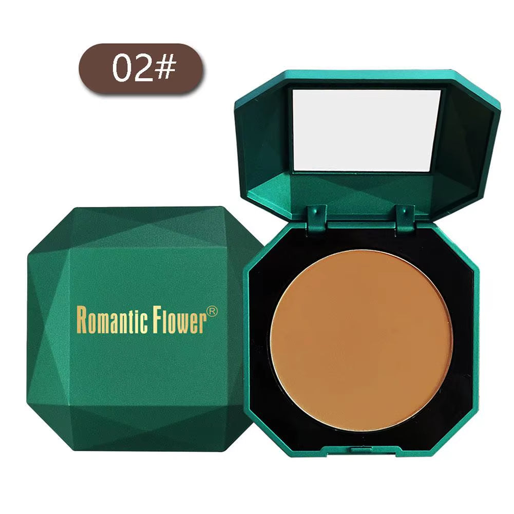 Brand-New 4 Colors Dark Pressed Powder Dark Skin Powder Matte Powder Long-Lasting Waterproof Brand Makeup Blush