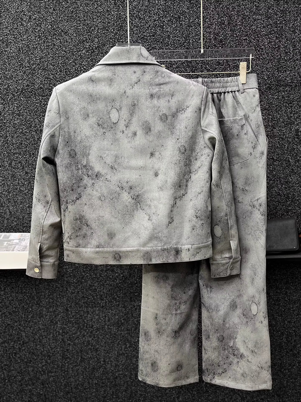 High-End American Style Retro Fashion Jacket Sets Men 2025 Autumn New Two-Piece Sets Male Handsome Trendy Loose Coats Pants Sets