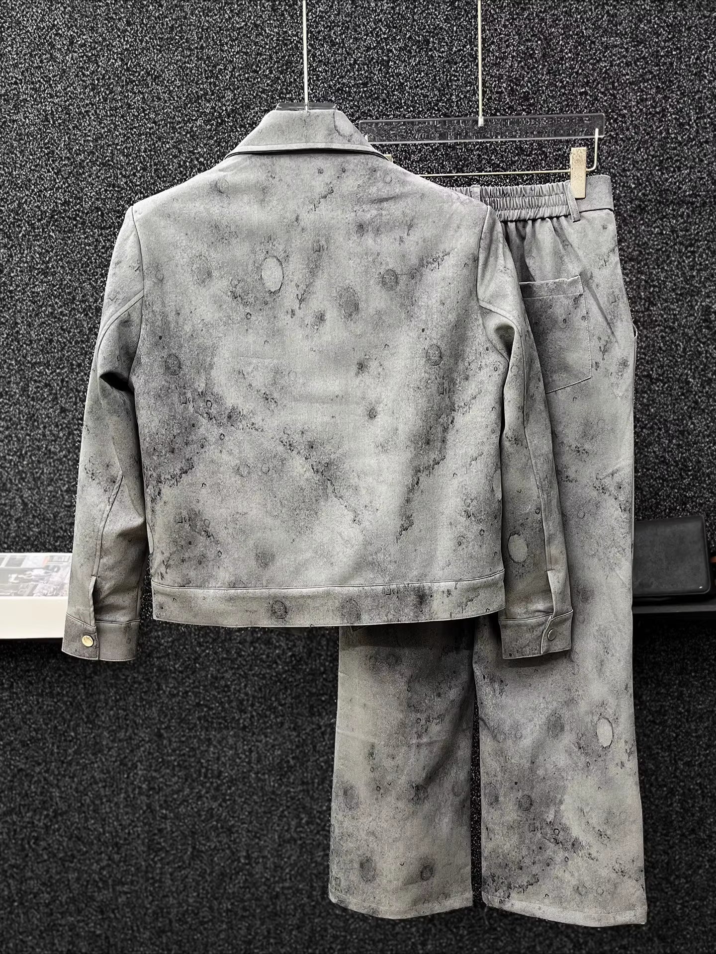 High-End American Style Retro Fashion Jacket Sets Men 2025 Autumn New Two-Piece Sets Male Handsome Trendy Loose Coats Pants Sets