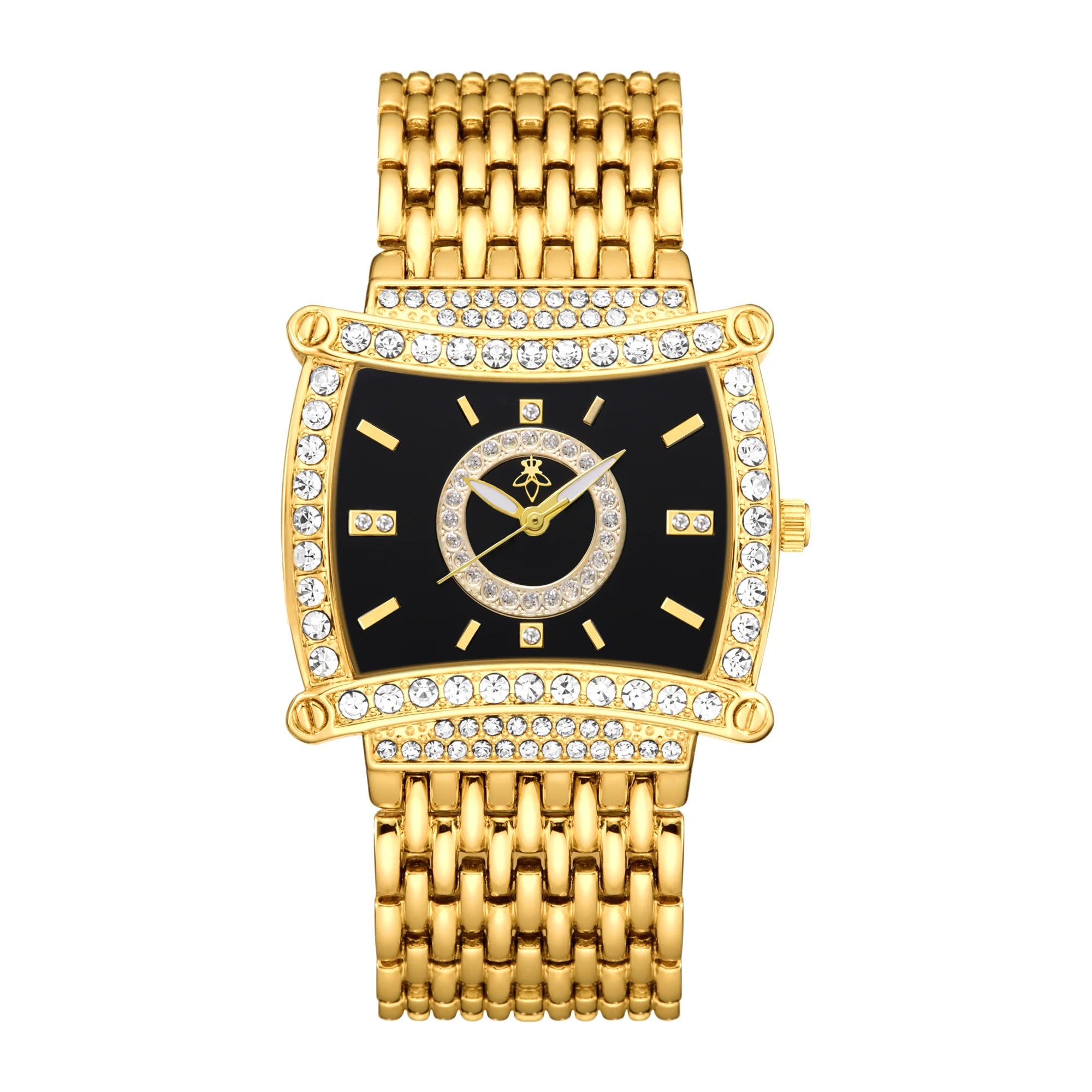 Womens Quartz Watch with Rhinestone Decor Versatile Daily Party Gift Box Included Great Gift for Girlfriend Wife Mother