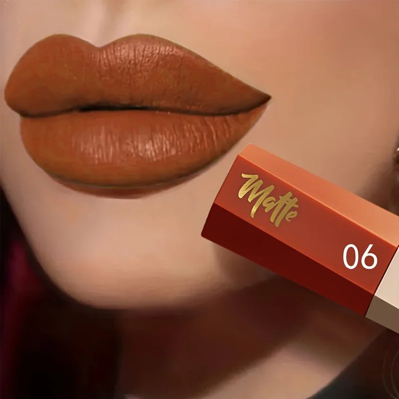 Waterproof Matte Velvet Lip Tint - Long-Lasting Nude Lip Glaze, Festive Exclusive, Valentine'S Day Gift