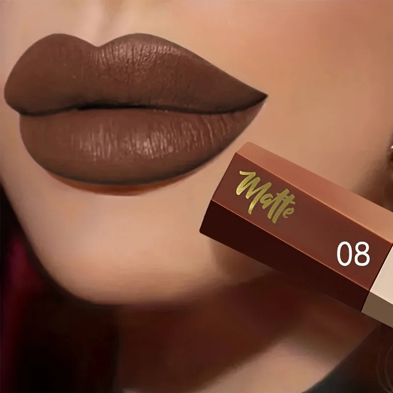 Waterproof Matte Velvet Lip Tint - Long-Lasting Nude Lip Glaze, Festive Exclusive, Valentine'S Day Gift