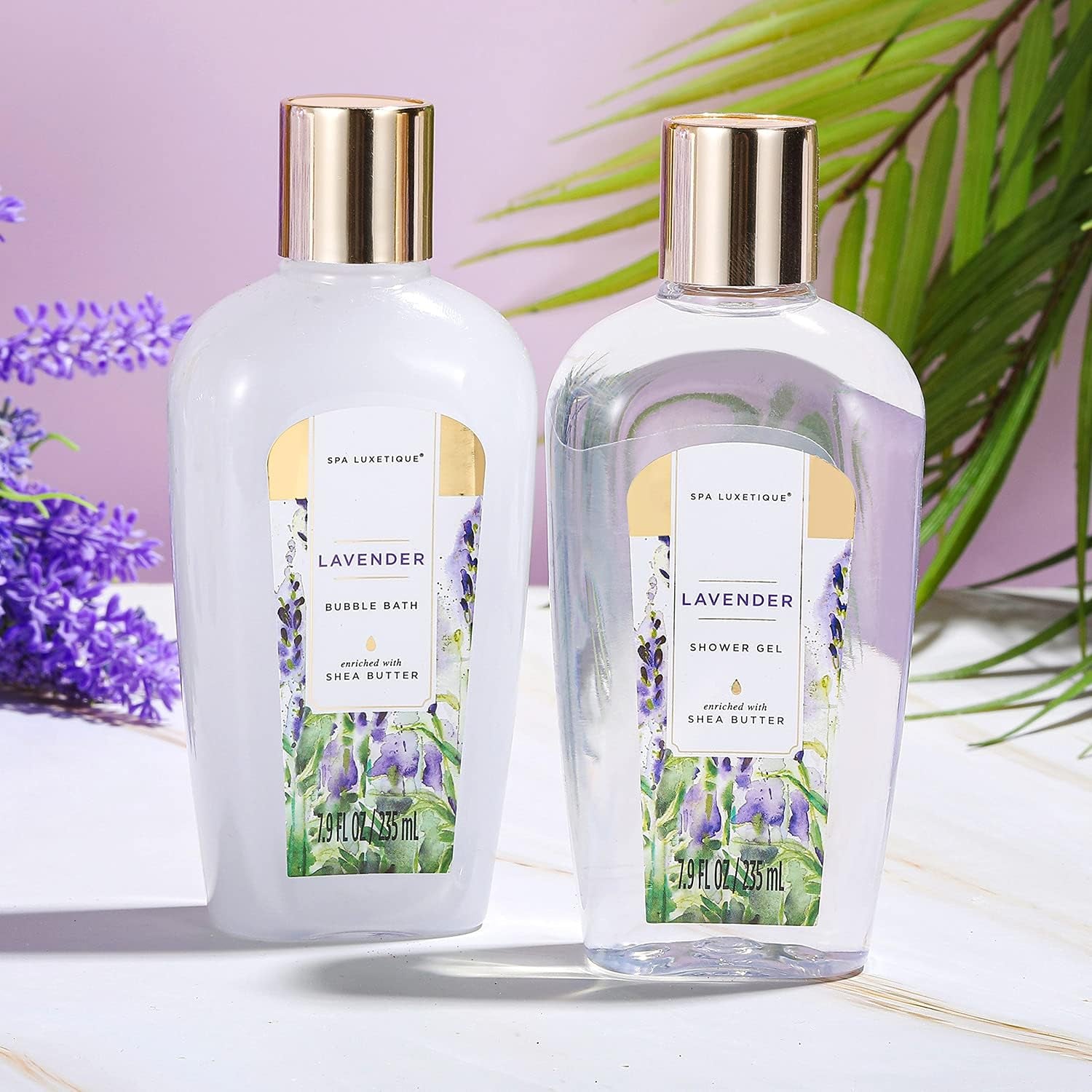 Coffret De Bain Et De Soins, 12 Pièces, Parfum De Lavande, Lotion Pour Le Corps, Boules De Bain, Idée Cadeau De Saint Valentin Parfait Pour Femme, Cadeau Noël, Cadeau Fête Des Mères